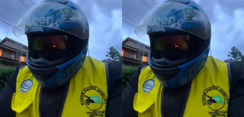 The uber bodaboda delivery guy who was caught in between drugs trafficking syndicate in Nairobi. PHOTO/ File