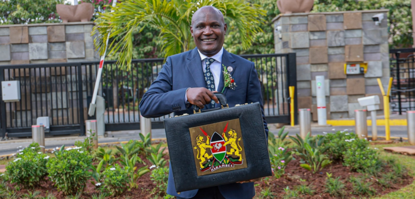 Cabinet Secretary for Treasury and Economic Planning John Mbadi during a 2025/26 budget reading at Treasury House in Nairobi. PHOTO/ PoK