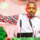 Activist and presidential candidate Boniface Mwangi speaking during the launch of his presidential bid. PHOTO/ File
