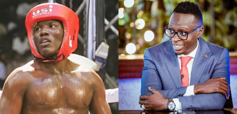 A photo collage of Oga Obinna and Majembe
