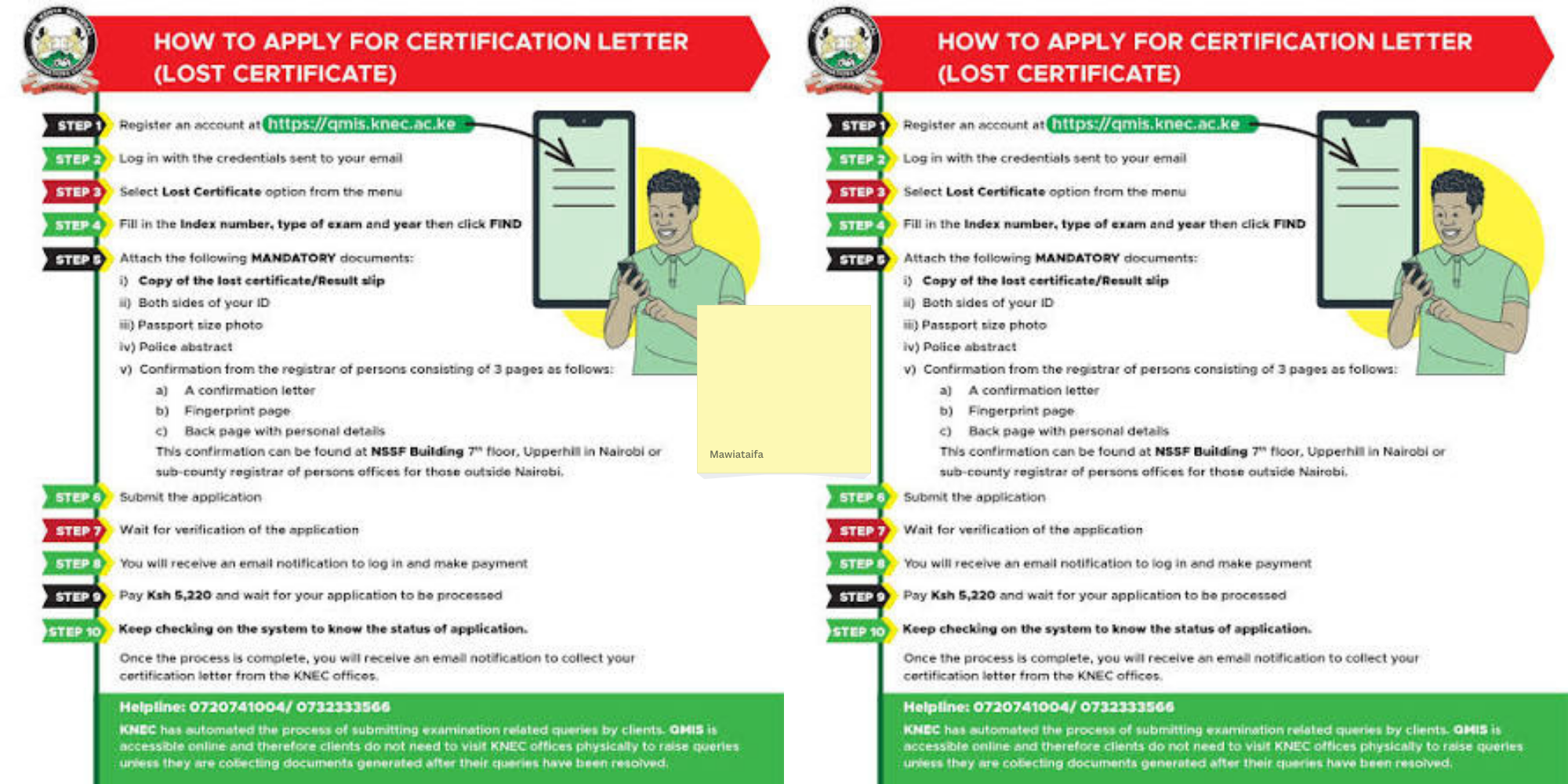 How to Replace a Lost Business Registration Certificate .Photo/ file
