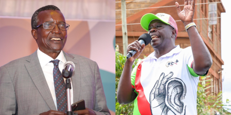 CJ David Maraga and DCP Party leader Rigathi Gachagua