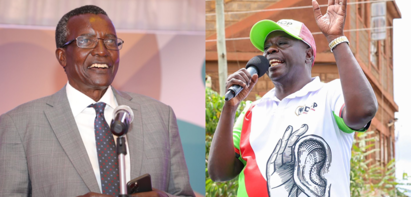 CJ David Maraga and DCP Party leader Rigathi Gachagua