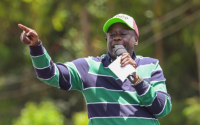 DCP Party Leader Rigathi Gachagua during a campaign rally at Tawa in Mbooni Constituency, Makueni County on May 30, 2026. PHOTO/ Gachagua X.