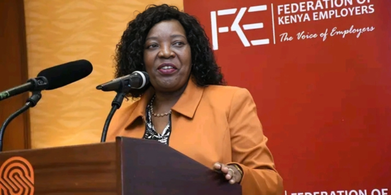 Jacqueline Mugo, EBS Executive Director & Chief Executive Officer. Photo/ FKE