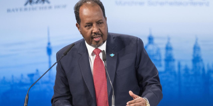 Hassan Sheikh Mohamud the 10th President of Somalia.