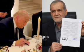 Iranian President Masoud Pezeshkian and U.S. President Donald Trump digitally and remotely signed the memorandum of understanding between Tehran and Washington.