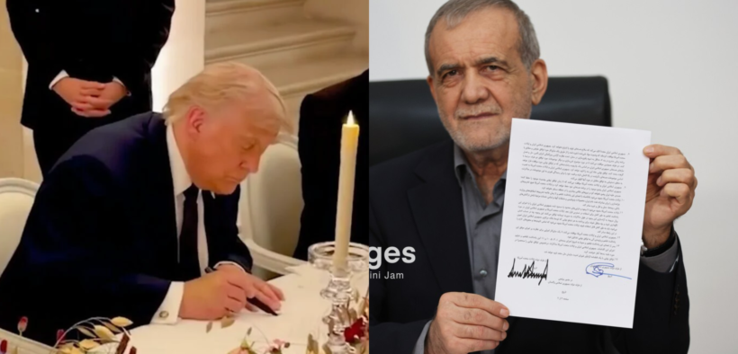 Iranian President Masoud Pezeshkian and U.S. President Donald Trump digitally and remotely signed the memorandum of understanding between Tehran and Washington.