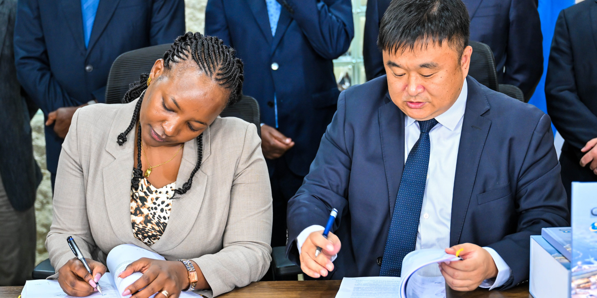 Kenya Signs CRBC Contract for JKIA Modernization Project. Photo/ CS Chirchir