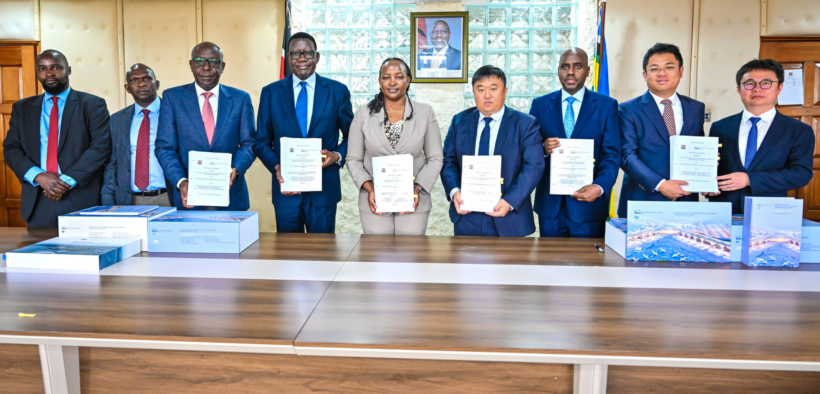 Kenya Signs CRBC Contract for JKIA Modernization Project. Photo/ CS Chirchir
