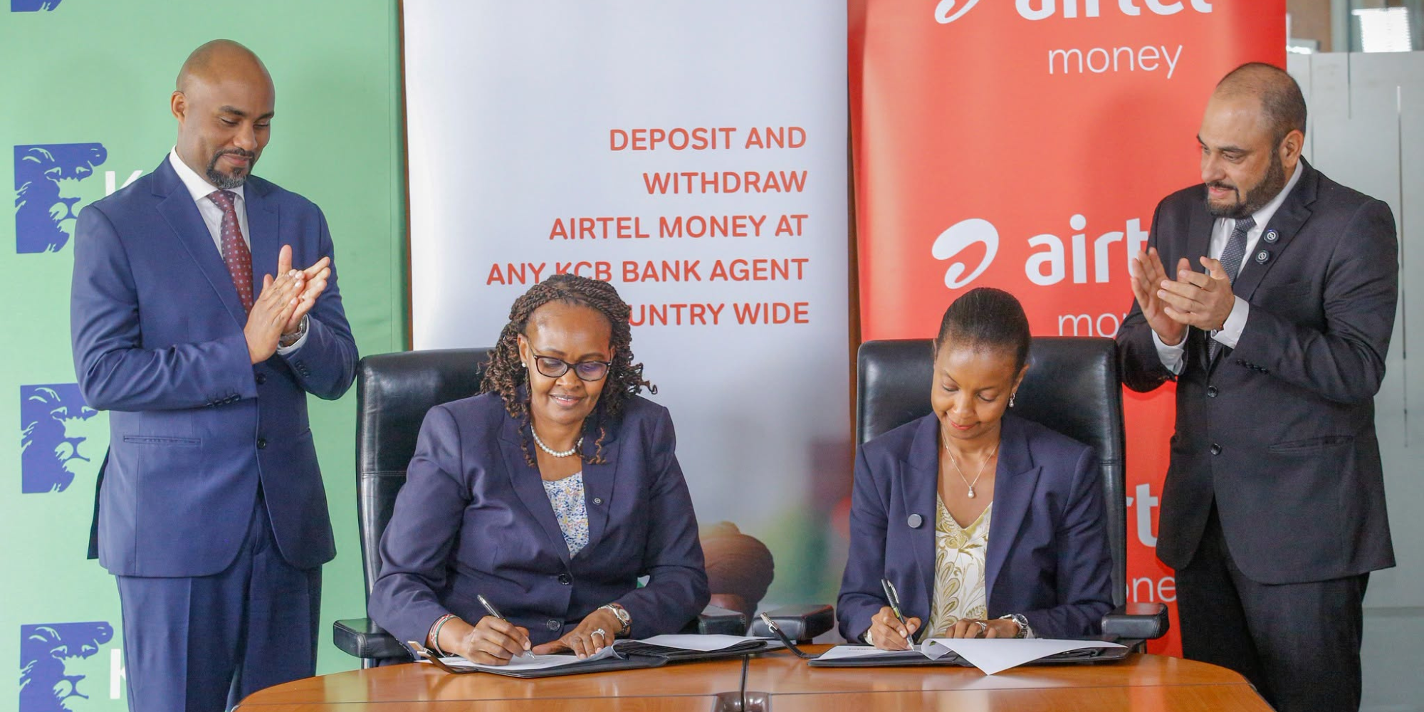 Airtel Money Users to Access 22,000 KCB Agents in New Financial Partnership. Photo/KCB/ FB