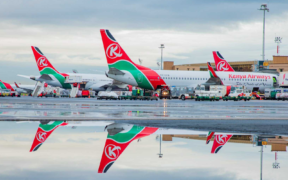 A photo of Kenya Airways Plane. Photo/ Kenya Airways