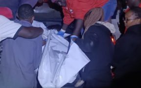 A tragic road accident involving an overturned 32-seater matatu occurred along Enterprise Road in Nairobi's Industrial Area, opposite Nairobi Prison, on Wednesday night.