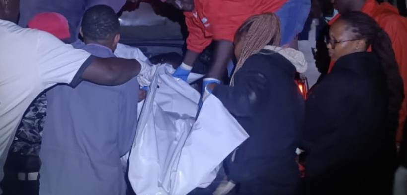 A tragic road accident involving an overturned 32-seater matatu occurred along Enterprise Road in Nairobi's Industrial Area, opposite Nairobi Prison, on Wednesday night.