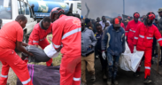 Kenya Red Cross first responders attended to 17 casualties with minor injuries at Gikomba Market during the fire incident.