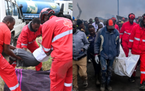 Kenya Red Cross first responders attended to 17 casualties with minor injuries at Gikomba Market during the fire incident.