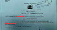 How to Replace a Lost Business Registration Certificate .Photo/ file