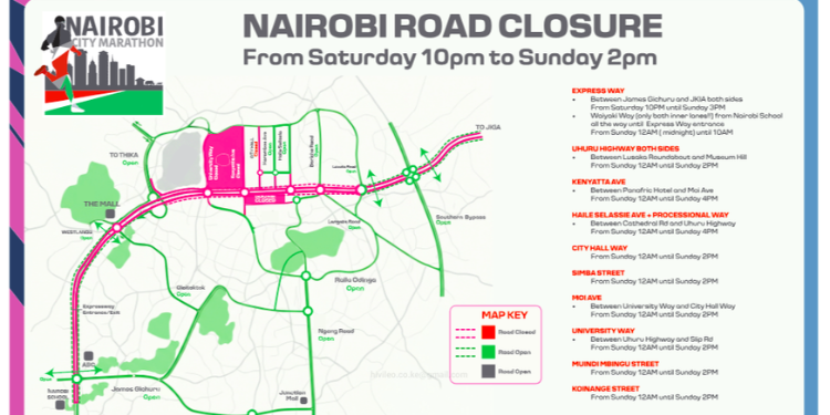 Motorists Warned of Two-Day Traffic Disruptions in Nairobi CBD and Expressway