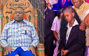 Pastor Kanyari and daughter Sky. Photo/ Kanyari