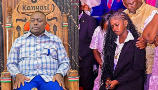 Pastor Kanyari and daughter Sky. Photo/ Kanyari