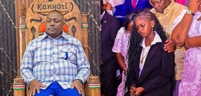Pastor Kanyari and daughter Sky. Photo/ Kanyari
