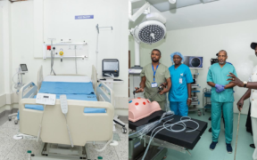 President William Ruto at Wajir County Teaching and Referral Hospital Accident and Emergency Wing
