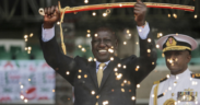 President William Ruto during his swearing-in as the fifth President of Kenya on September 13, 2022. PHOTO/AP