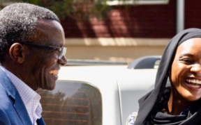 Political Activist Shakira Wafula and UGM Party Leader David Maraga. PHOTO /Shakira X