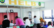 Students accessing services at HELB offices PHOTO/Standard