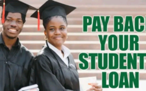 A poster by HELB directing students who have benefited from HELB loan to pay their dues. PHOTO/ HELB