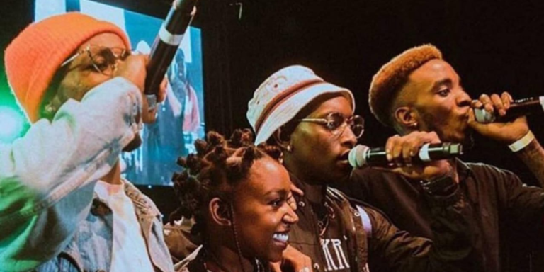 Camp Mulla at their recent performance in Nairobi PHOTO/IG