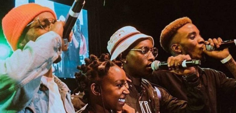 Camp Mulla at their recent performance in Nairobi PHOTO/IG