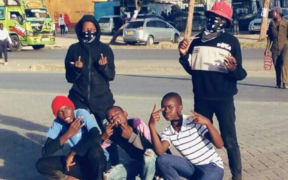 Kenyan Hip-Hop Eastlando Finest rappers Nova Flow Boyz posing for a photo. PHOTO/ file