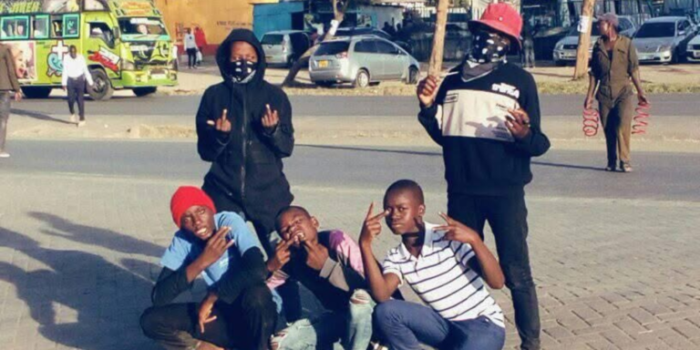 Kenyan Hip-Hop Eastlando Finest rappers Nova Flow Boyz posing for a photo. PHOTO/ file