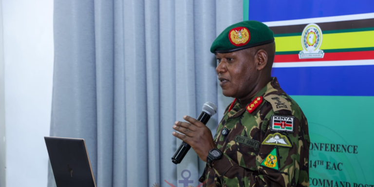 Major General John Maison Nkoimo, the new Deputy Commander of Kenya Army. PHOTO/ KDF