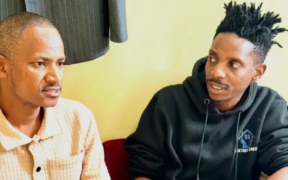 Eric Omondi and Babu Owino at Nairobi Area Regional Police Headquarters following the comedian’s arrest at JKIA on June 5, 2026, with the MP confirming his detention and calling for his release. PHOTO/ Babu Owino FB