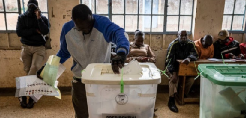 Kenyans voting during the 2022 General elections. PHOTO/IEBC
