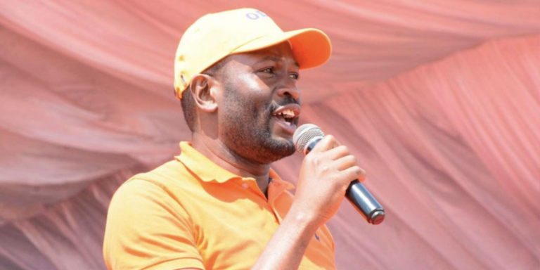 Senator Edwin Sifuna during a past rally. PHOTO/ Edwin Sifuna X