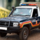 Police vehicle at a crime scene PHOTO/NTV