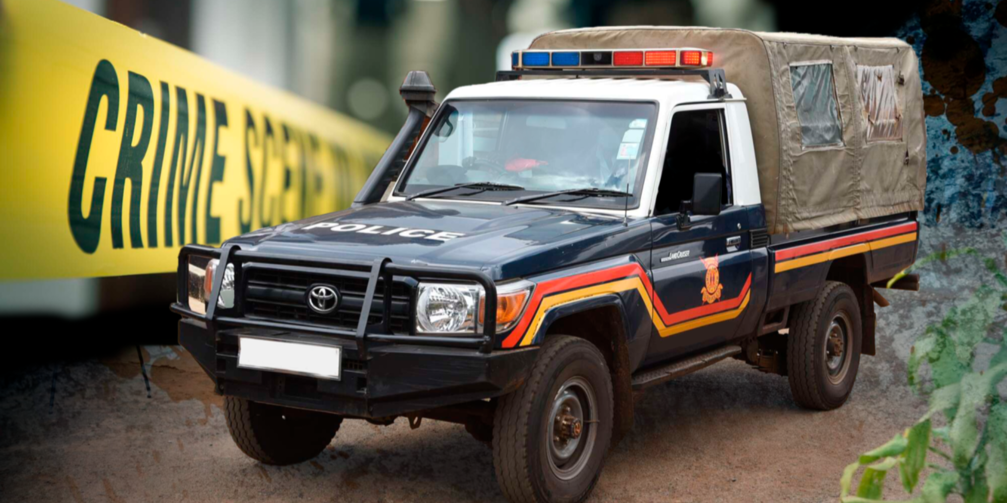 Police vehicle at a crime scene in Mandera PHOTO/NTV