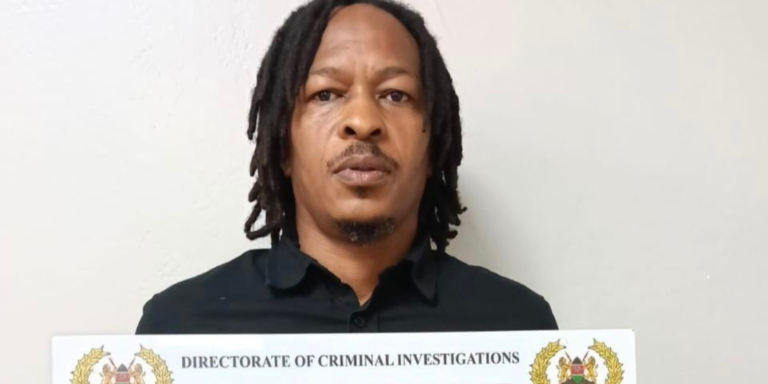 Suspect arrested by DCI PHOTO/DCI