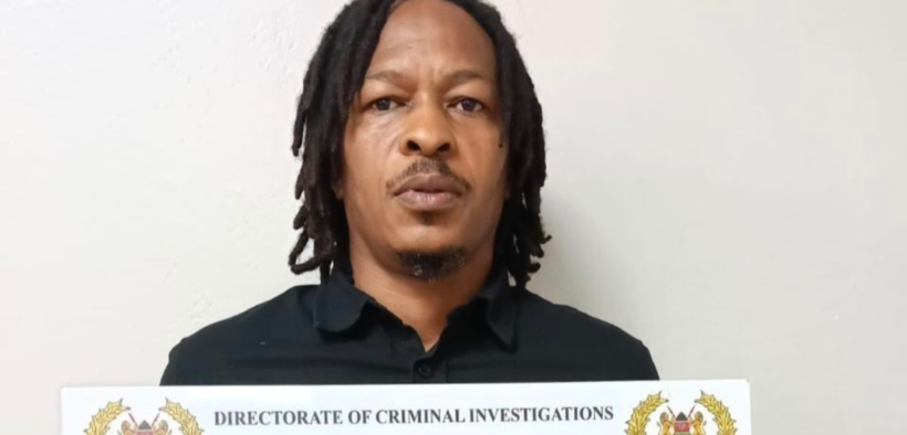Suspect arrested by DCI PHOTO/DCI