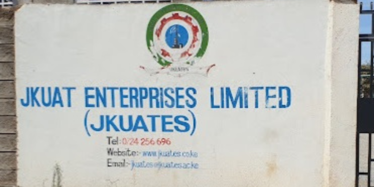 JKUAT Enterprises Limited (JKUATES) Main entrance gate in Nairobi. PHOTO/ JKUATES