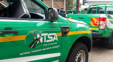 NTSA Vehicles in a Parking Space in Nairobi. PHOTO/ NTSA.