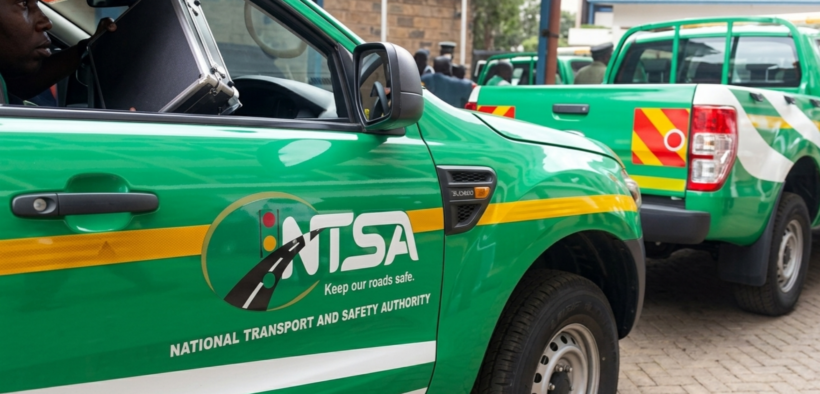 NTSA Vehicles in a Parking Space in Nairobi. PHOTO/ NTSA.