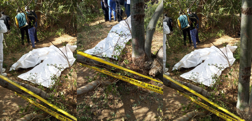 Bodies that were found in a suspected mass grave in Mwingi, Kitui County. PHOTO/ I am Chege X