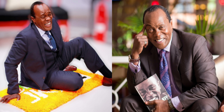 A collage photo of Jeff Koinange, the JKL host. PHOTO/ Jeff Koinange