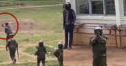 CCTV captures armed police officers storming MMU and aiming at students during the June 8, 2026 unrest, leaving several injured. PHOTO/ Sreengrab