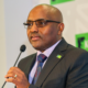 KCB Group CEO, Paul Russo addressing the media during a past event. PHOTO/FILE.
