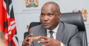 Treasury CS John Mbadi while addressing press at the National Treasury building in Nairobi on February 9 PHOTO/TCS
